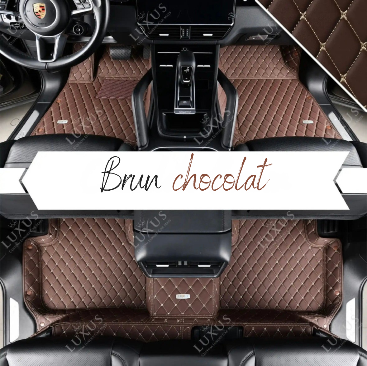 Luxus® Tapis de voiture personnalisé