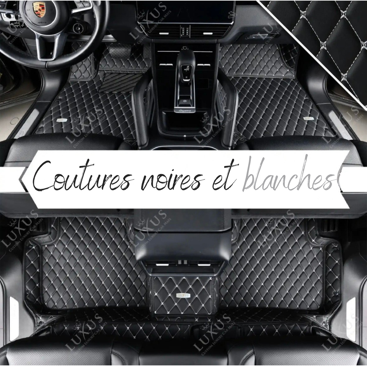 Luxus® Tapis de voiture personnalisé
