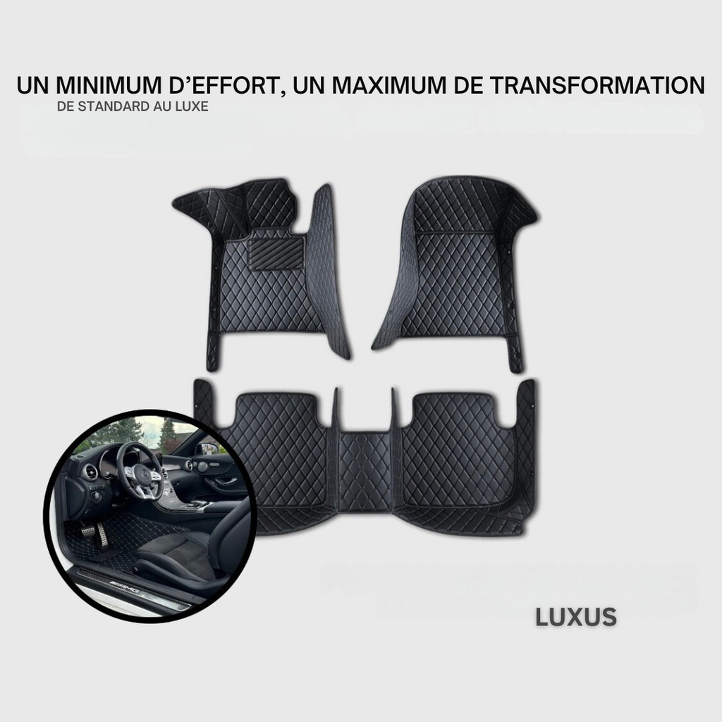 LUXUS® Tapis de voiture personnalisé