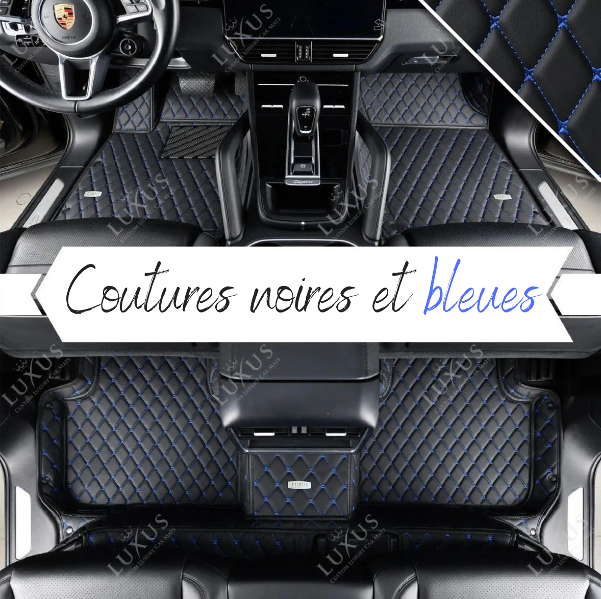 LUXUS® Tapis de voiture personnalisé