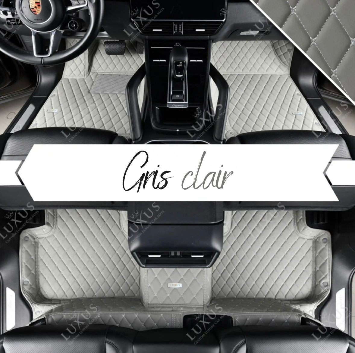 LUXUS® Tapis de voiture personnalisé