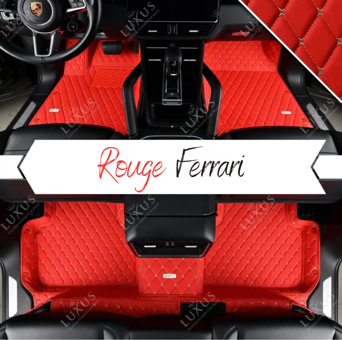 LUXUS® Tapis de voiture personnalisé