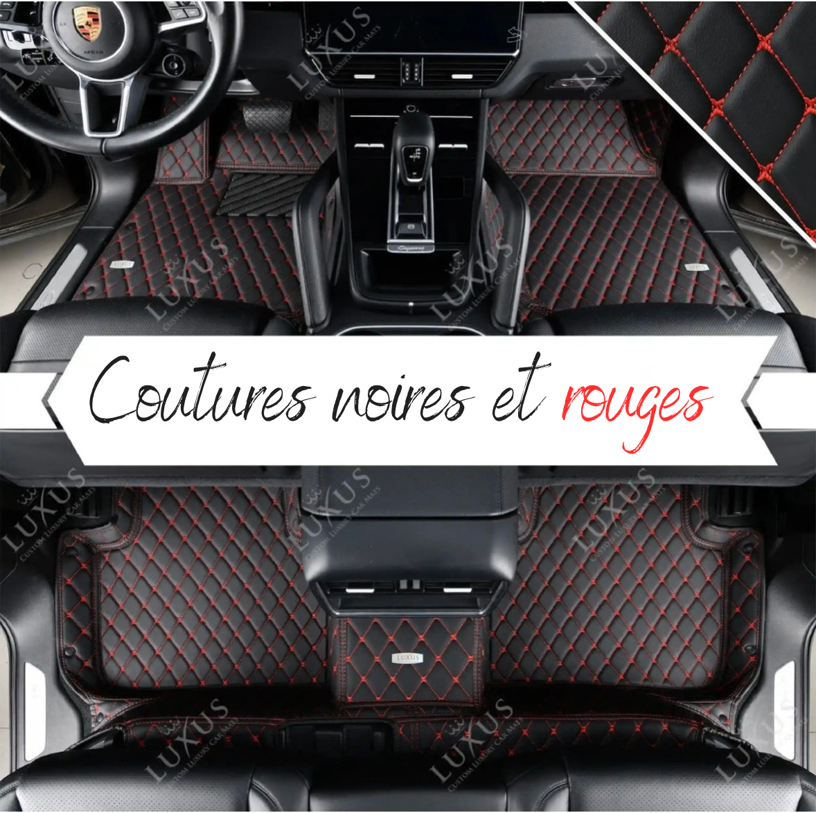 LUXUS® Tapis de voiture personnalisé