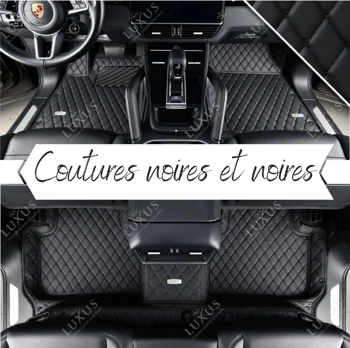 LUXUS® Tapis de voiture personnalisé